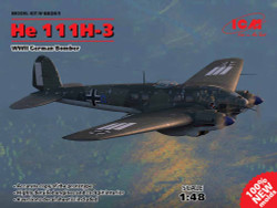 ICM 48261 Heinkel He-111H-3 WWII German Bomber 1:48 Aircraft Model Kit