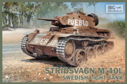 IBG Models 72036 Stridsvagn m/40 L 1:72 Military Vehicle Model Kit