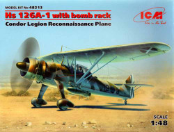 ICM 48213 Henschel Hs-126A-1 with bomb rack 1:48 Aircraft Model Kit