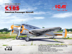 ICM 48185 Beech C18S American Passenger 'Dumbo III' 1:48 Aircraft Model Kit