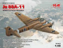 ICM 48235 Junkers Ju-88A-11 WWII German Bomber 1:48 Aircraft Model Kit