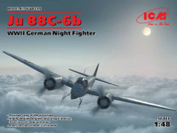 ICM 48239 Junkers Ju-88–°-6b WWII German Night Fighter 1:48 Aircraft Model Kit