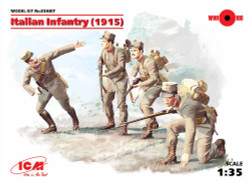 ICM 35687 Italian Infantry (1915) (4 figures) 1:35 Model Kit Figure