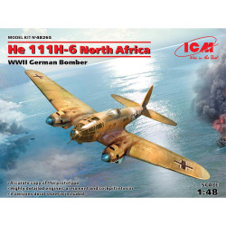 ICM 48265 Heinkel He-111H-6 North Africa WWII Bomber 1:48 Aircraft Model Kit