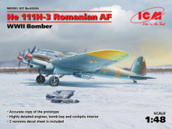 ICM 48266 Heinkel He-111H-3 Romanian AF WWII Bomber 1:48 Aircraft Model Kit