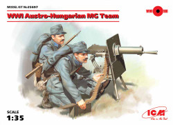 ICM 35697 WWI Austro-Hungarian MG Team (2 figures) 1:35 Model Kit Figure