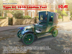 ICM 35658 Type AG 1910 London Taxi 1:35 Military Vehicle Model Kit