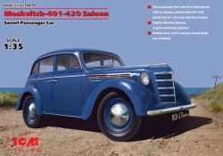 ICM 35479 Moskvitch-401-420 Saloon Soviet Passenger Car 1:35 Car Model Kit
