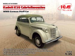 ICM 35483 Kadett K38 Cabrio limousine WWII Car 1:35 Military Vehicle Model Kit