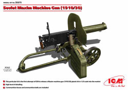 ICM 35675 Soviet Maxim Machine Gun (1910/30) 1:35 Figure Model Kit