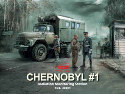 ICM 35901 Chernobyl#1 Radiation Monitor Station  1:35 Military Vehicle Model Kit