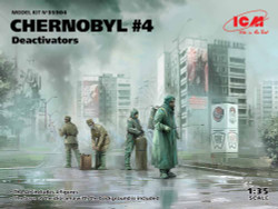 ICM 35904 Chernobyl#4. Deactivators (4 figures) 1:35 Figure Model Kit