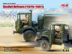 ICM 35641 Soviet Drivers (1979-1991) (2 figures) 1:35 Figure Model Kit