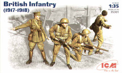 ICM 35301 British (WWI) Infantry 1917-1918 1:35 Figure Model Kit