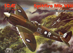 ICM 48067 Supermarine Spitfire Mk.VIII 1:48 Aircraft Model Kit