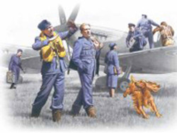 ICM 48081 RAF Pilots and Ground Personnel 1939-1945 1:48 Model Kit Figure