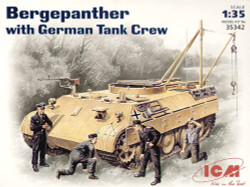 ICM 35342 Berge-Panther Pz.Kpfw.V Crew figures 1:35 Military Vehicle Model Kit