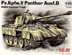 ICM 35361 Pz.Kpfw.V Ausf.D Panther 1:35 Military Vehicle Model Kit