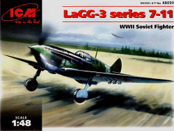 ICM 48093 Lavochkin LaGG-3 Series 7-11 1:48 Aircraft Model Kit