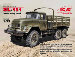 ICM 35515 Soviet Zil-131 Soviet Army Truck 1:35 Military Vehicle Model Kit