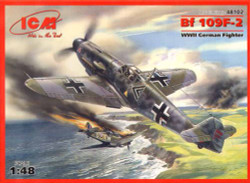 ICM 48102 Messerschmitt Bf-109F-2 1:48 Aircraft Model Kit