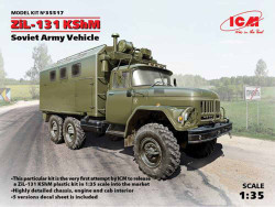 ICM 35517 Soviet ZiL-131 KShM Soviet Army Vehicle 1:35 Military Vehicle Model Kit