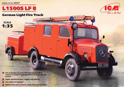 ICM 35527 Mercedes L1500S LF 8 German Light Fire Truck 1:35 Fire engine Model Kit