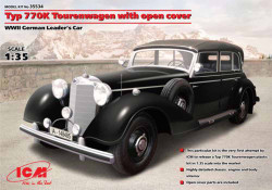 ICM 35534 Typ 770K Tourenwagen with open cover 1:35 Car Model Kit