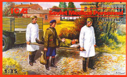 ICM 35551 Soviet Medical Personnel (1943-45) 4 figures 1:35 Figure Model Kit