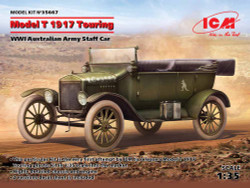 ICM 35667 Model T 1917 Touring WWI Australian Car 1:35 Military Vehicle Model Kit