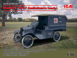 ICM 35665 Model T 1917 Ambulance (early) 1:35 Military Vehicle Model Kit