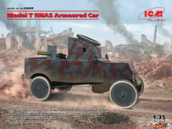 ICM 35669 Model T RNAS Armoured Car 1:35 Military Vehicle Model Kit