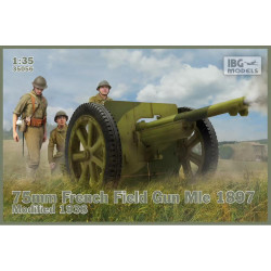 IBG Models 35056 75mm French Field Gun Mle 1897 1:35 Military Model Kit