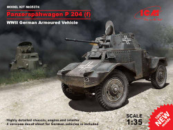 ICM 35374 Panzerspahwagen P 204 1:35 Military Vehicle Model Kit