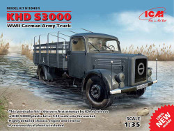 ICM 35451 KHD S3000 WWII German Army Truck 1:35 Military Vehicle Model Kit