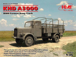 ICM 35454 KHD A3000 WWII German Truck 1:35 Military Vehicle Model Kit