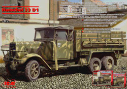 ICM 35466 Henschel 33 D1 WWII German Army Truck 1:35 Military Vehicle Model Kit