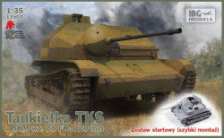 IBG Models E3503 Tankietka TKS z NKM wz. 38 FK-A 20mm 1:35 Military Model Kit