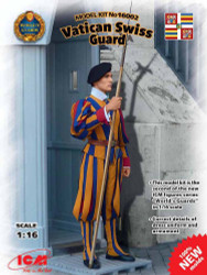 ICM 16002 Vatican Swiss Guard 1:16 Figure Model Kit