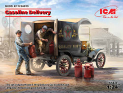 ICM 24019 Gasoline Delivery, Model T 1912 Delivery Car 1:24 Vehicles Model Kit