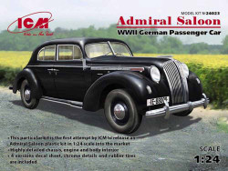 ICM 24023 Admiral Saloon WWII German Passenger Car 1:24 Car Model Kit