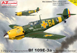 AZ Model 7671 Messerschmitt Bf-109E-3a 1:72 Plastic Model Aircraft Kit