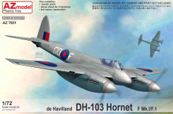 AZ Model 7651 de Havilland DH-103 Hornet F Mk.I 1:72 Plastic Model Aircraft Kit
