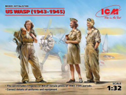 ICM 32108 U.S. Wasps (1943-1945) 3 figures female pilots 1:32 Figure Model Kit