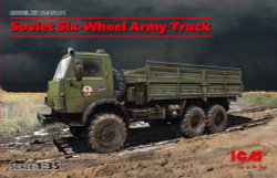 ICM 35001 Soviet Six-Wheel Army Truck 1:35 Military Vehicle Model Kit