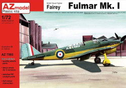AZ Model 7565 Fairey Fulmar Mk.I with etched parts 1:72 Plastic Model Aircraft Kit