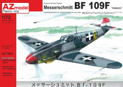 AZ Model 7563 Messerschmitt Bf-109F-4 Hungarian AF 1:72 Plastic Model Kit