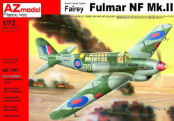 AZ Model 7567 Fairey Fulmar NF Mk.II (ex-Vista) 1:72 Plastic Model Aircraft Kit