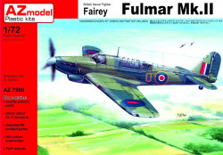 AZ Model 7566 Fairey Fulmar Mk.II (ex-Vista) 1:72 Plastic Model Aircraft Kit