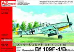 AZ Model 7602 Messerschmitt Bf-109F-4/B 'Fighter-Bomber' 1:72 Plastic Model Kit